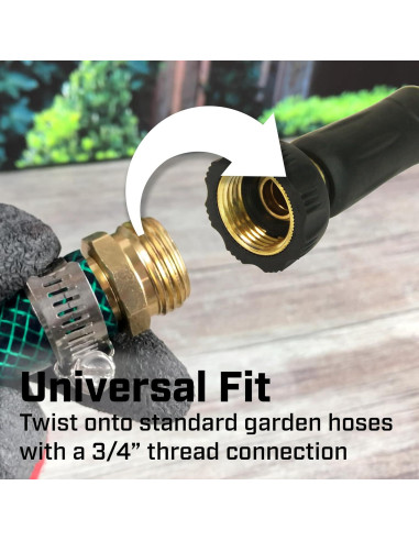 Boquilla de Manguera Ajustable Chapin 6-9472 de Latón 9.21 cm