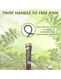 Manguera de Jardín FXFOUCS 30.48m Alta Resistencia 600 PSI 2