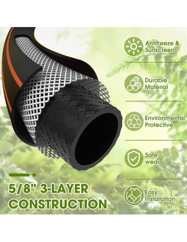 Manguera de Jardín FXFOUCS 30.48m Alta Resistencia 600 PSI