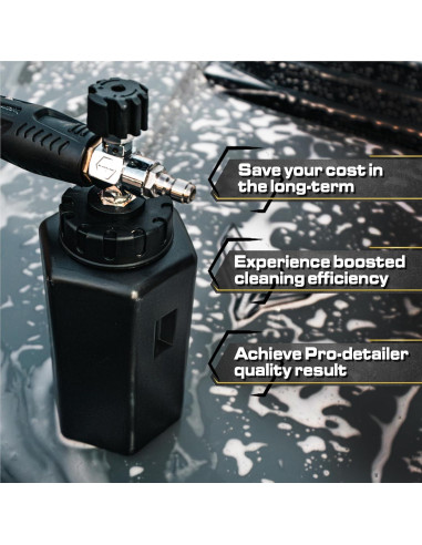 Cannon de Espuma Blackline HD 1L para Lavadoras de Presión