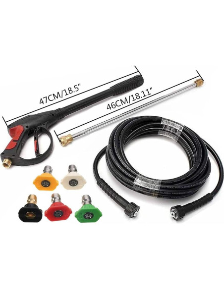 Pistola de Lavado a Presión Anezbozr 3000 PSI 16 L/min