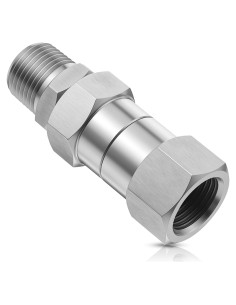 Conector Giratorio de Lavadora a Presión SynHHergyx 3/8" Inoxidable