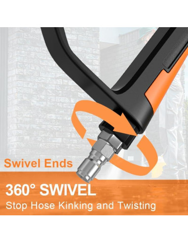 Kit de Lavadora a Presión Heliwoo 30.48 m 4500 PSI M22