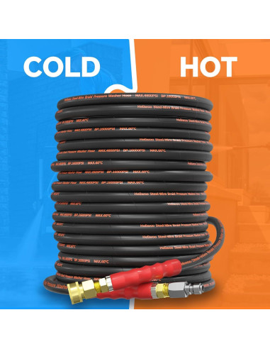 Kit de Lavadora a Presión Heliwoo 30.48 m 4500 PSI M22