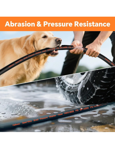 Kit de Lavadora a Presión Heliwoo 30.48 m 4500 PSI M22