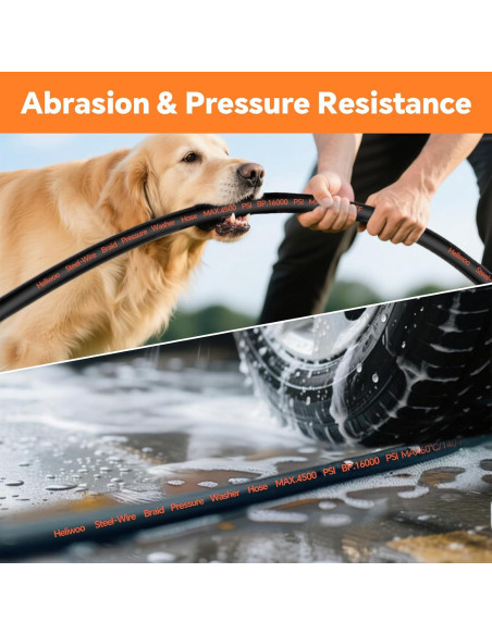 Kit de Lavadora a Presión Heliwoo 30.48 m 4500 PSI M22