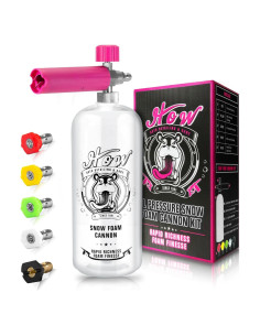 Cañón de Espuma H.O.W HB0002 con 5 Puntas de Boquilla