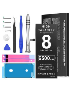 Batería de 6500 mAh BOANV para iPhone 8 - Alta Capacidad