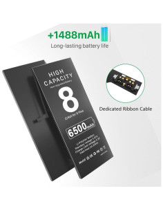 Batería de 6500 mAh BOANV para iPhone 8 - Alta Capacidad 2