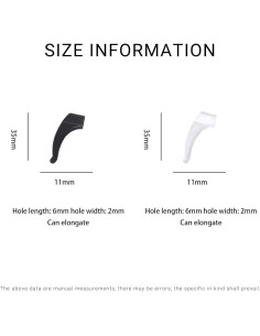 20 Pares Sujetadores Gafas SooGree Antideslizantes Silicona 2