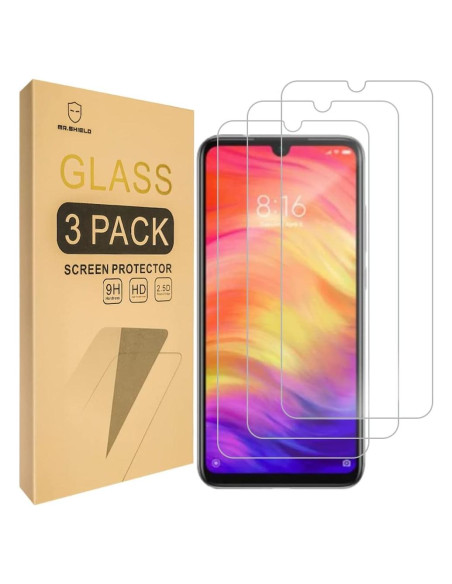 Protector de Pantalla Vidrio Templado Mr.Shield para Xiaomi Redmi Note 7