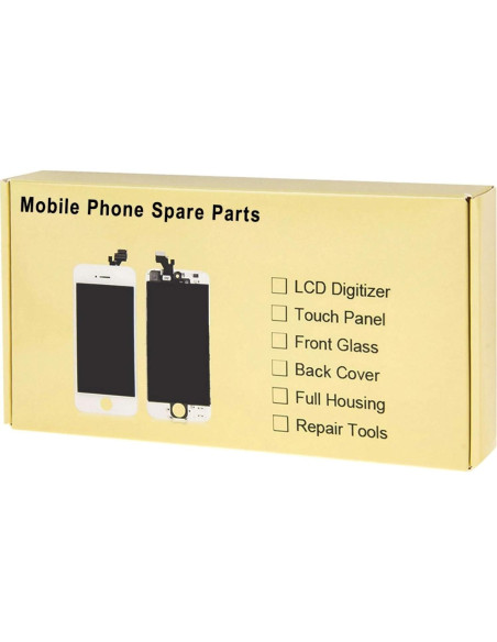 Carcasa de Batería HONGYAN con Lente y Sensor para LG G6 Oro