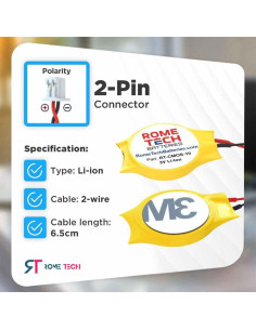 Batería CMOS Rome Tech 3V CR1632 para Lenovo ThinkPad 2
