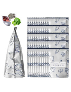 Bolsas de Aluminio Reutilizables asfanst 10 Unidades Pequeñas