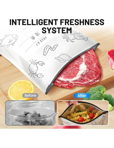 Bolsas de Aluminio Reutilizables asfanst 10 Unidades Pequeñas