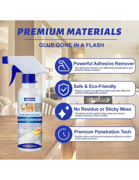Removedor de Adhesivos SHIELDOM 200ml Multiusos Seguro