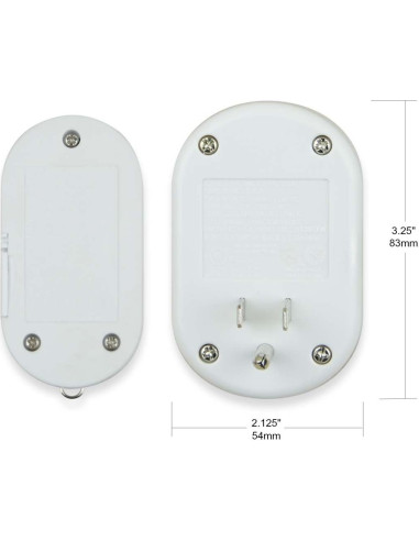 Paquete de 3 Enchufes Interiores OSKOS con Control Remoto