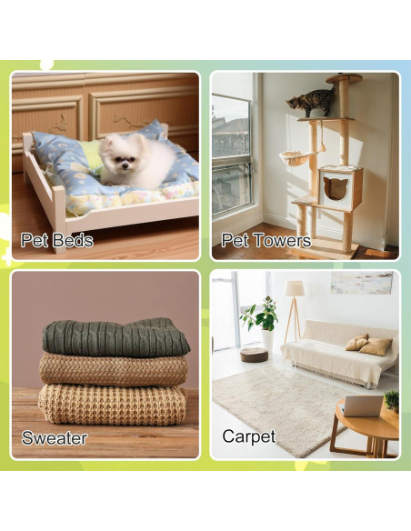 Juego Quitapelos para Mascotas Honeydak - 2 Cepillos Silicona y 1 Raspador