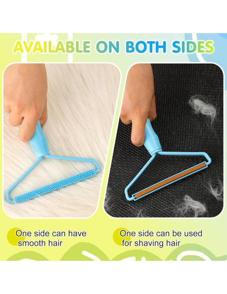 Juego Quitapelos para Mascotas Honeydak - 2 Cepillos Silicona y 1 Raspador