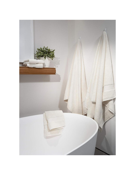 Juego de Toallas de Baño Fabdreams 100% Algodón Orgánico 6 Piezas
