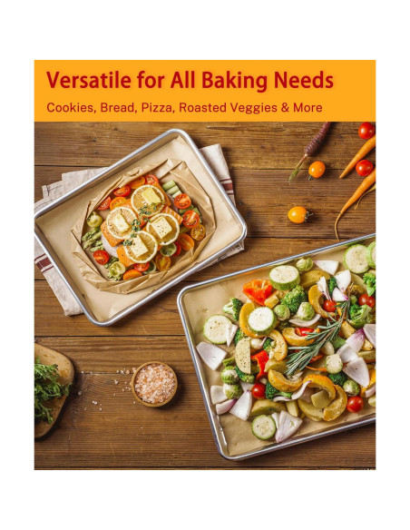 200 Hojas de Papel Pergamino Anti-adherente GENLGE 30.5x42 cm