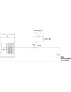 Termostato Programable 7 Días Honeywell TH140-28-01-B 240V 2