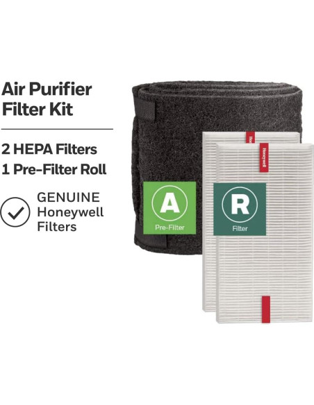 Kit de Filtros HEPA Honeywell HRF-ARVP - 2 Filtros y 1 Pre-Filtro