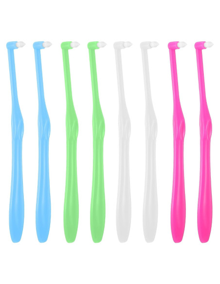 Cepillo de Dientes Ortodóntico Tucnoeu 8 Piezas Cerdas Suaves