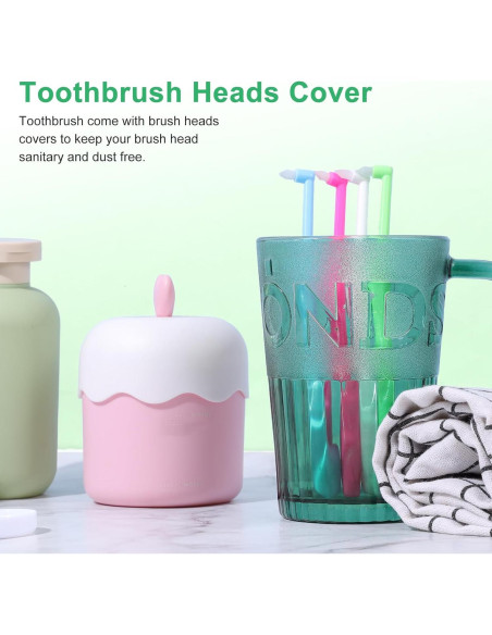 Cepillo de Dientes Ortodóntico Tucnoeu 8 Piezas Cerdas Suaves