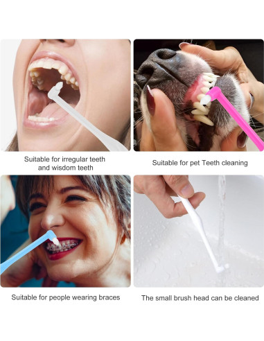 Cepillo de Dientes Ortodóntico Tucnoeu 8 Piezas Cerdas Suaves