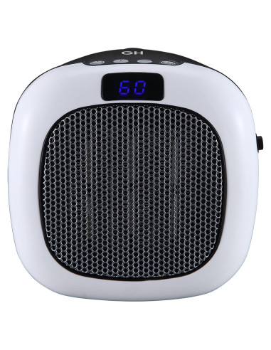 Calentador de Espacio Montaje en Pared Good Housekeeping 750W Blanco