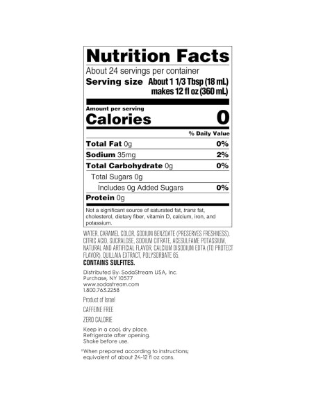 Mezcla SodaStream Cerveza de Raíz MUG Sin Azúcar 440ml x4