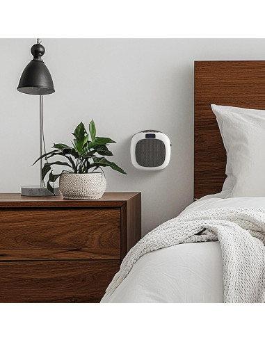 Calentador de Espacio Montaje en Pared Good Housekeeping 750W Blanco