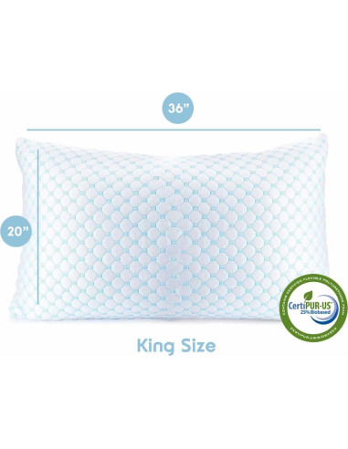 Cojín Refrigerante Nestl King 50x91cm Espuma Viscoelástica