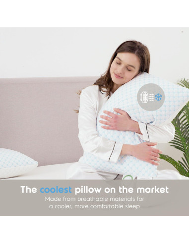 Cojín Refrigerante Nestl King 50x91cm Espuma Viscoelástica