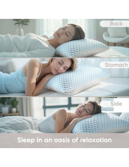 Cojín Refrigerante Nestl King 50x91cm Espuma Viscoelástica