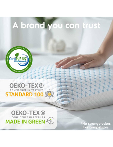 Cojín Refrigerante Nestl King 50x91cm Espuma Viscoelástica