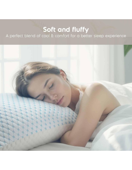 Cojín Refrigerante Nestl King 50x91cm Espuma Viscoelástica