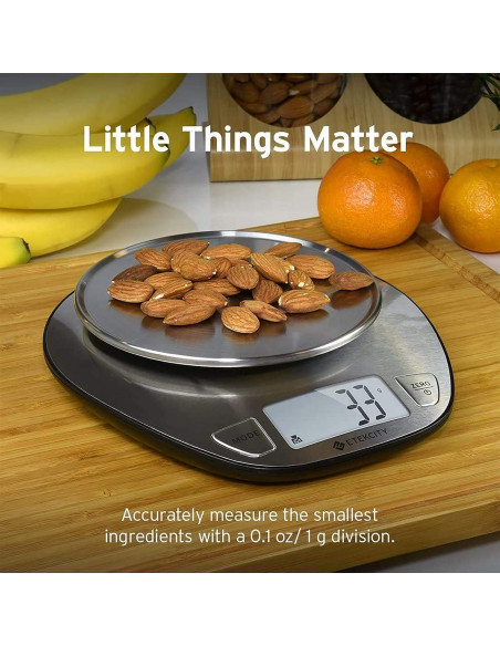 Balanza Digital de Cocina Etekcity 5kg Acero Inoxidable LCD
