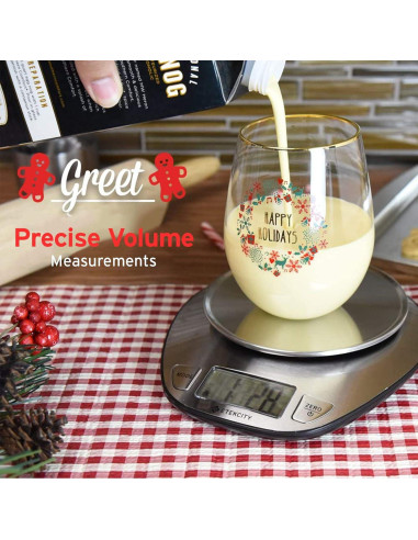 Balanza Digital de Cocina Etekcity 5kg Acero Inoxidable LCD