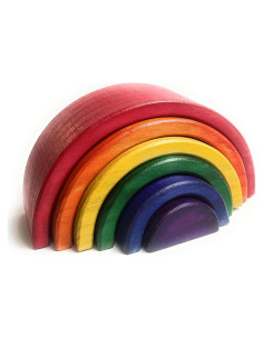 Arcos de Arcoíris de Madera Hechos a Mano - 6 Piezas