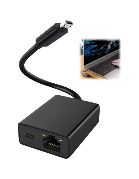 Adaptador Ethernet Uelkr Micro USB a RJ45 para TV Stick