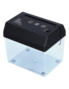 Mini Destructora de Papel Eléctrica SALALIS 0.68 kg Portátil