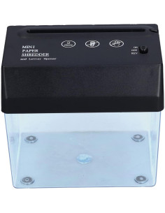 Mini Destructora de Papel Eléctrica SALALIS 0.68 kg Portátil 2