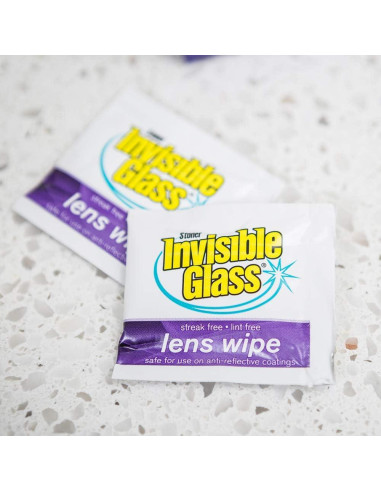 Toallitas de Limpieza Invisible Glass 90102 - 20 Unidades Sin Pelusa