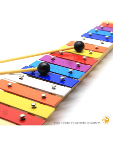Xilófono de Madera CeleMoon 15 Tonos para Niños y Adultos
