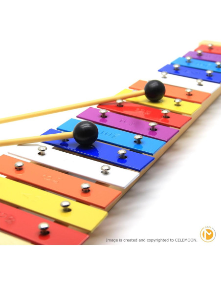 Xilófono de Madera CeleMoon 15 Tonos para Niños y Adultos