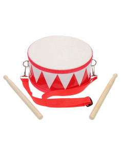 Juego de batería de madera para niños TOYANDONA 20 cm 2 baquetas