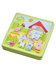 HABA Conjunto Magnético de Animales de Granja 122 Piezas