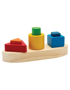Barco Clasificador PlanToys de Madera para Niños 3+ Años